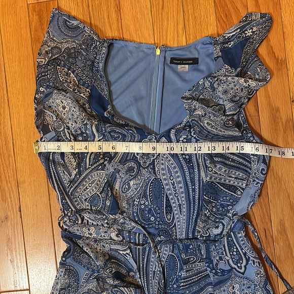 Flutter-Sleeve Chiffon Fit & Flare Dress💖💖 - Picture 7 of 12